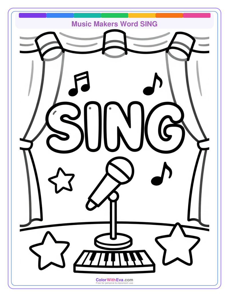 Music Makers Word SING preview