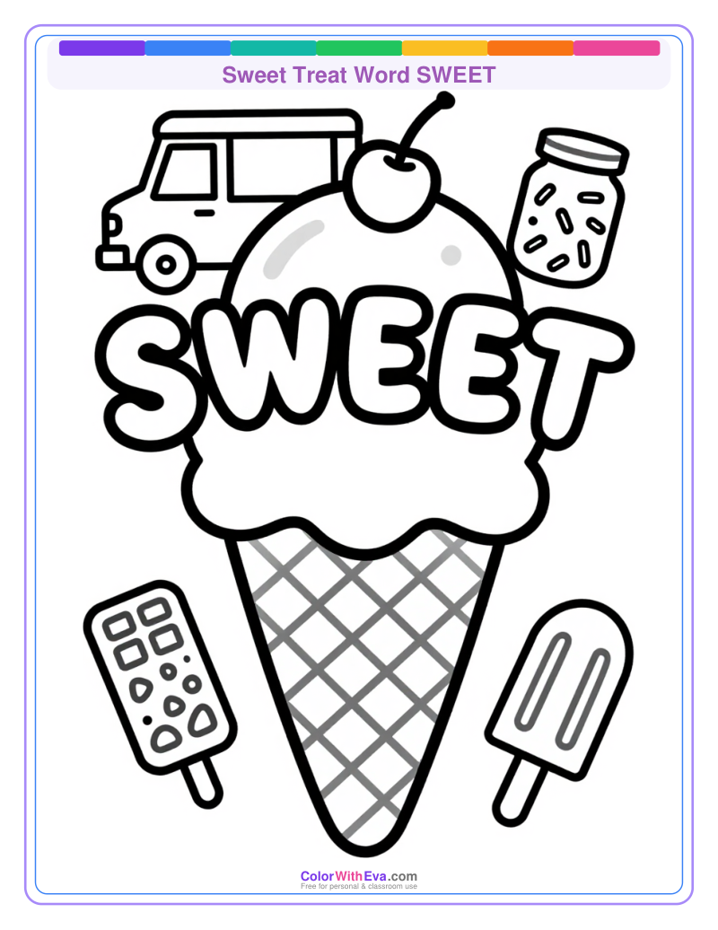 Sweet Treat Word SWEET preview