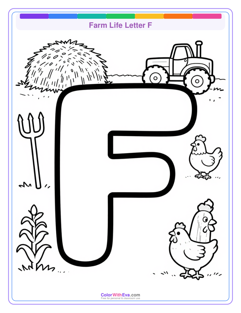 Farm Life Letter F preview