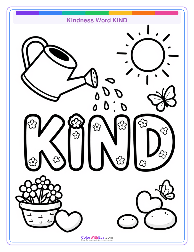 Kindness Word KIND preview