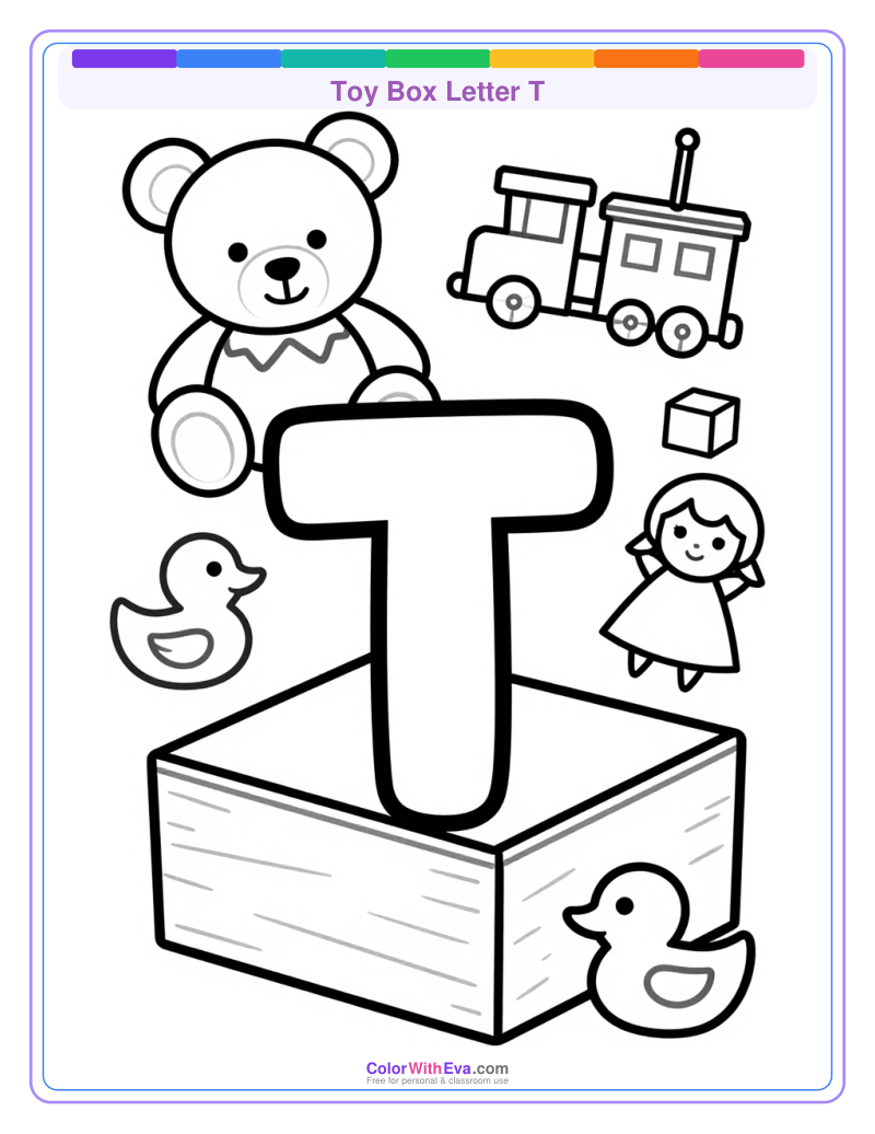 Toy Box Letter T preview