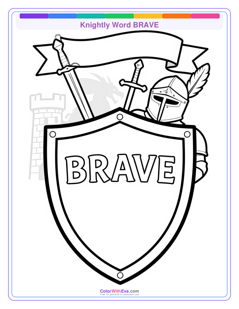 Knightly Word BRAVE preview
