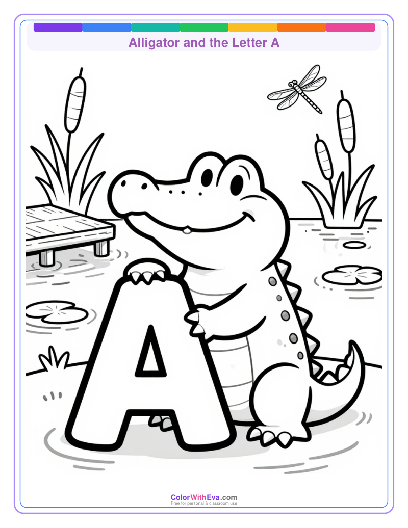 Alligator and the Letter A preview