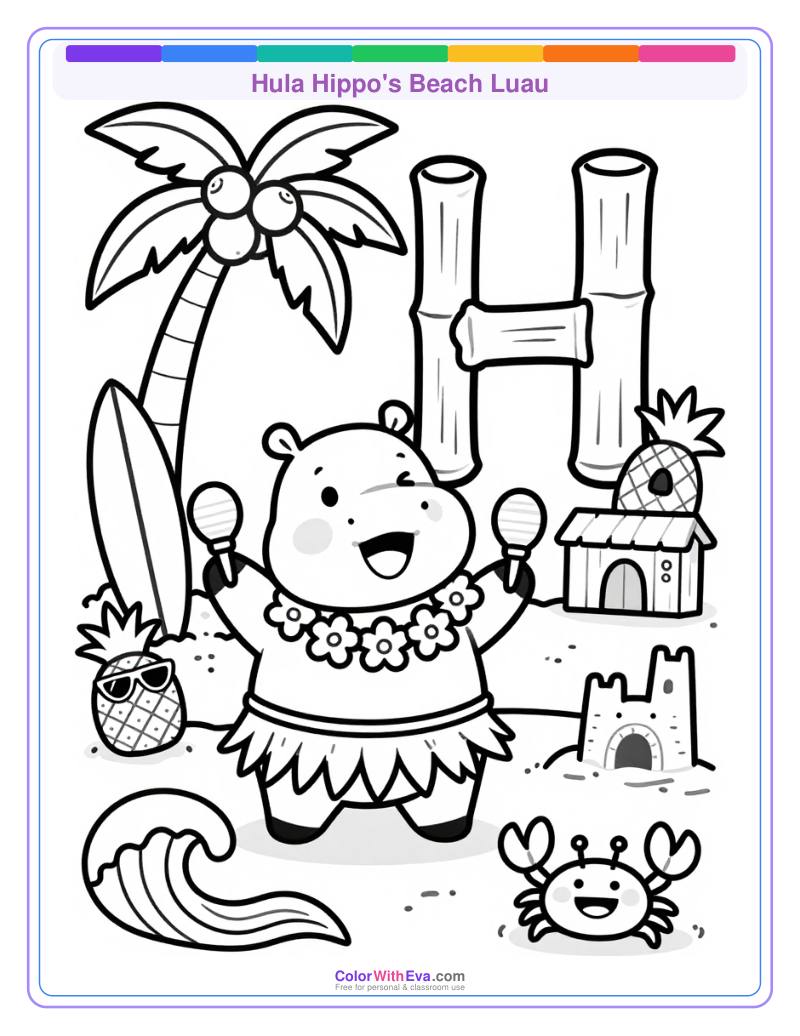 Hula Hippo's Beach Luau thumbnail