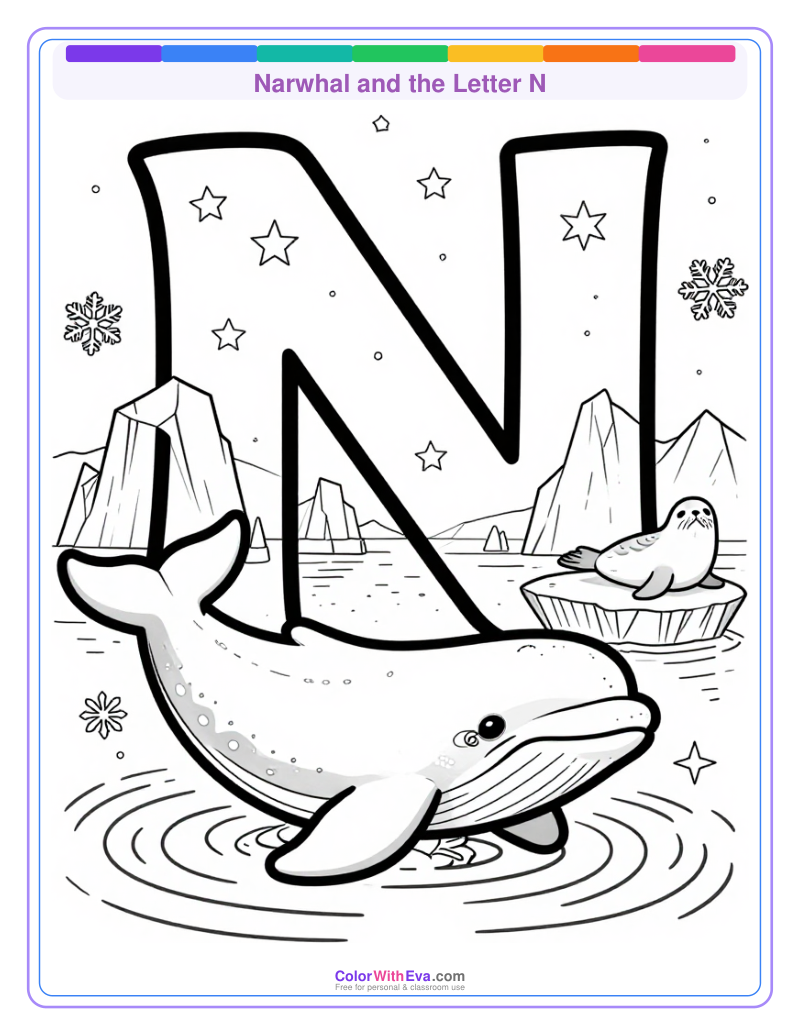 Narwhal and the Letter N preview