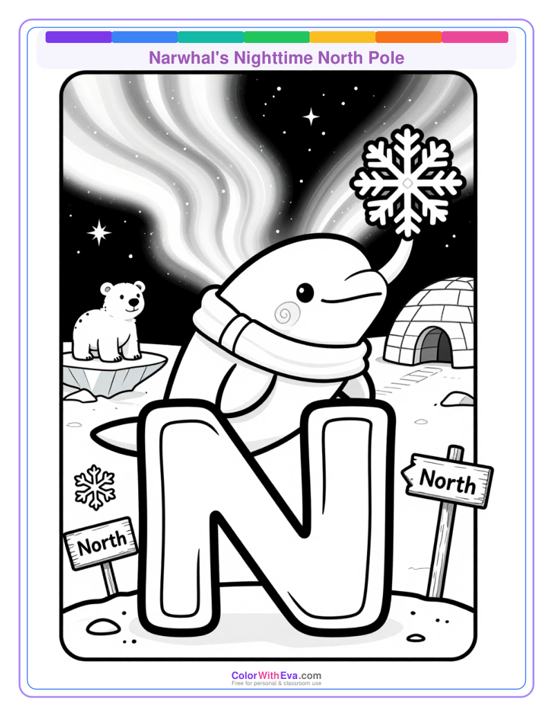 Narwhal's Nighttime North Pole thumbnail