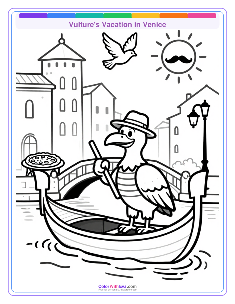 Vulture's Vacation in Venice thumbnail