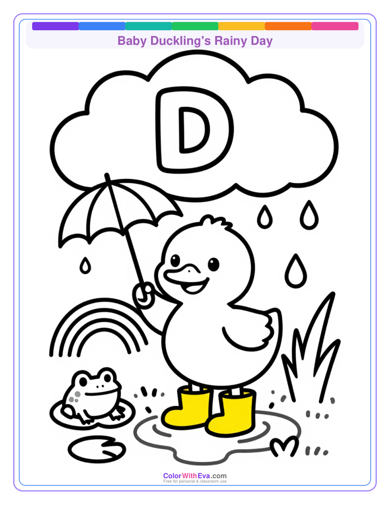 Baby Duckling's Rainy Day thumbnail