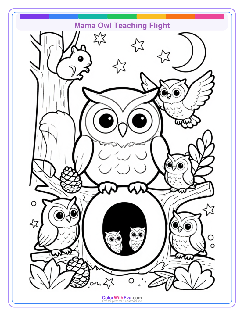 Mama Owl Teaching Flight thumbnail