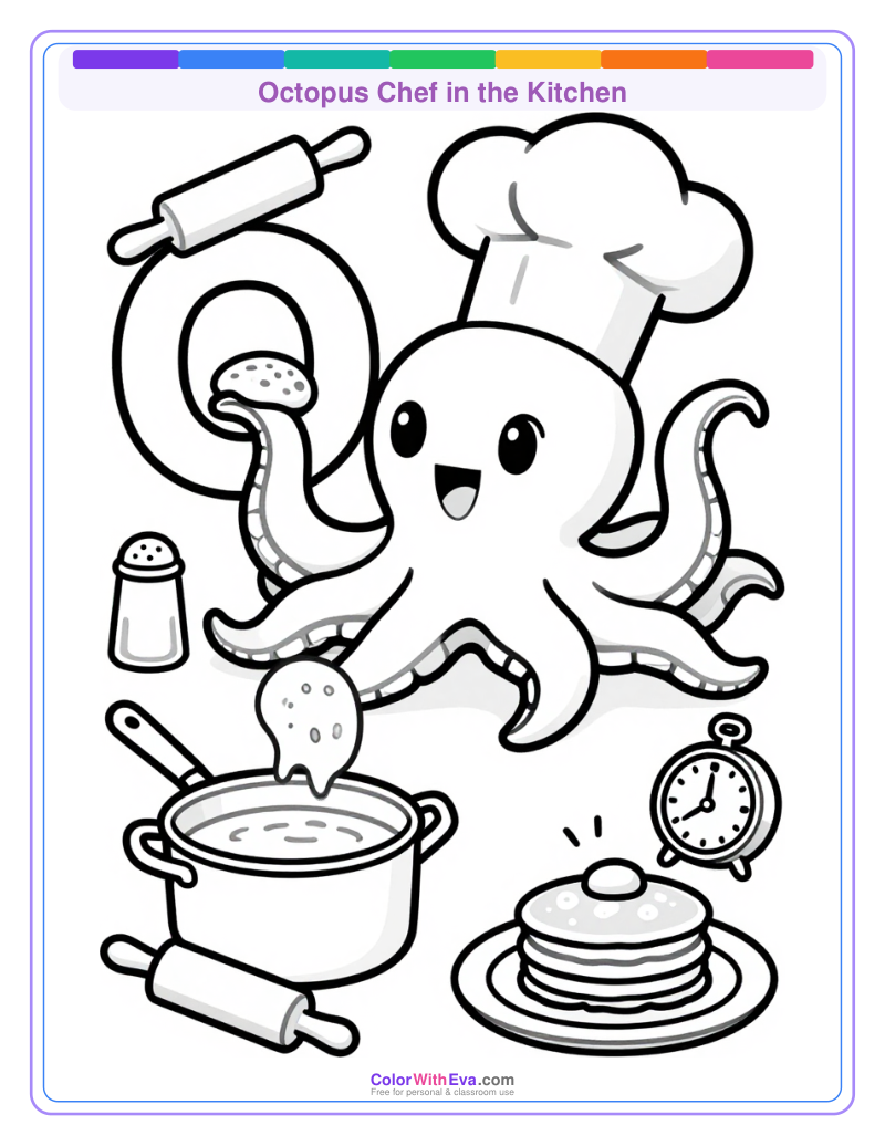 Octopus Chef in the Kitchen thumbnail