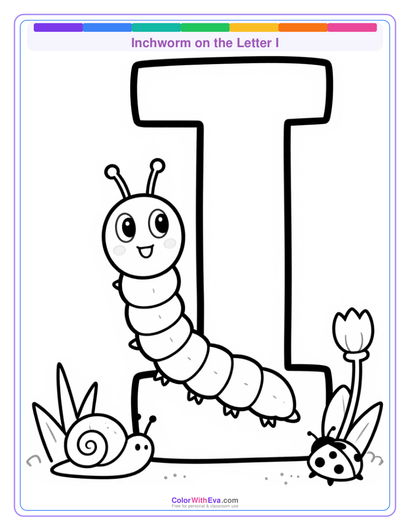 Inchworm on the Letter I preview