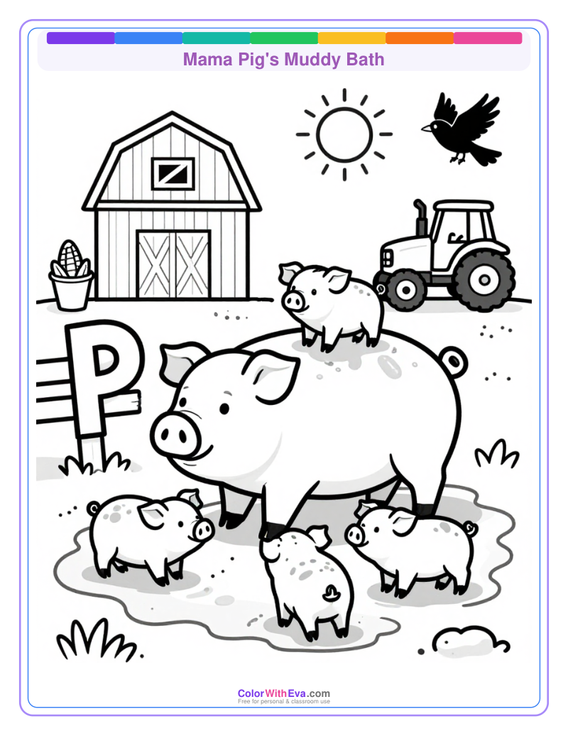 Mama Pig's Muddy Bath thumbnail