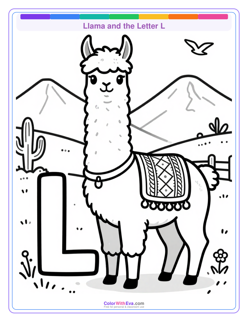 Llama and the Letter L preview