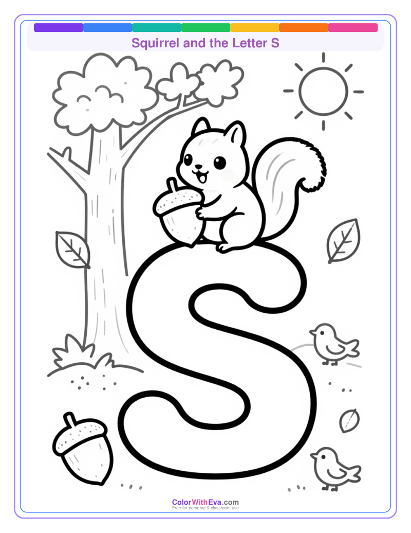 Squirrel and the Letter S preview