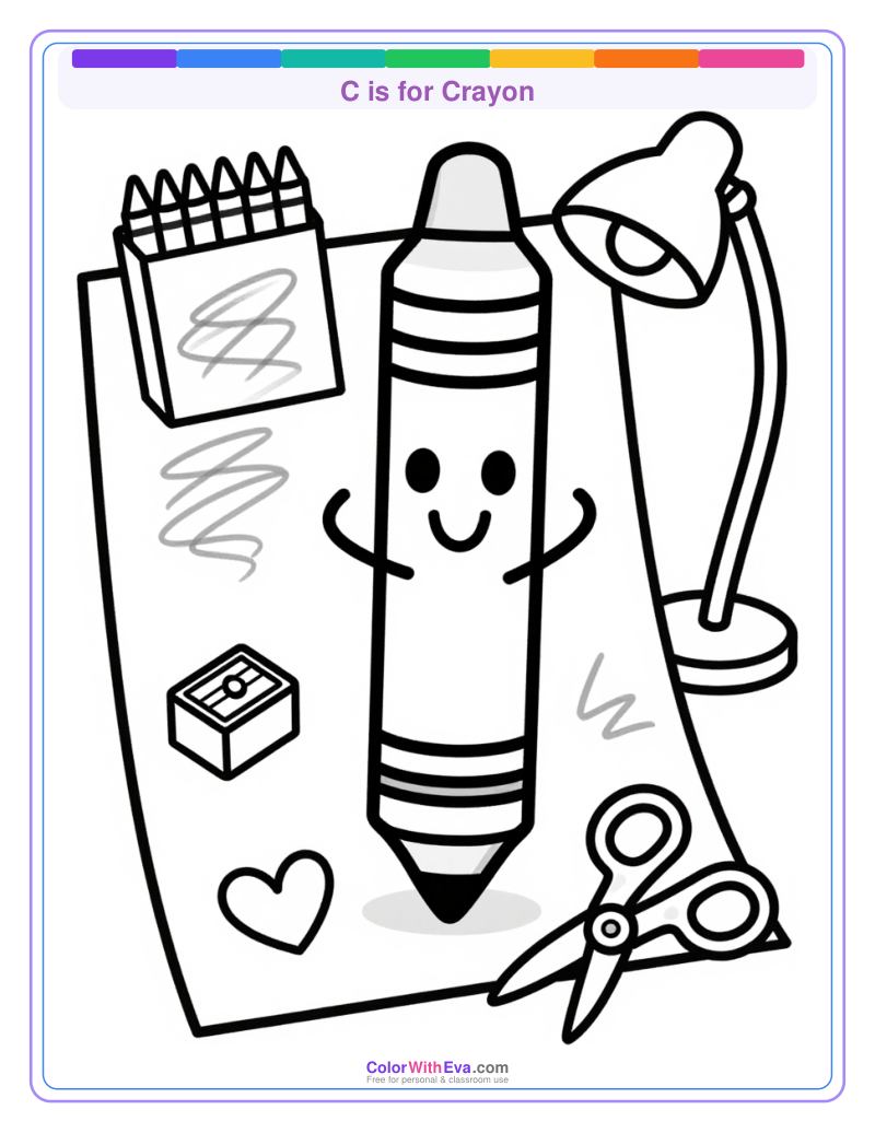 C is for Crayon preview