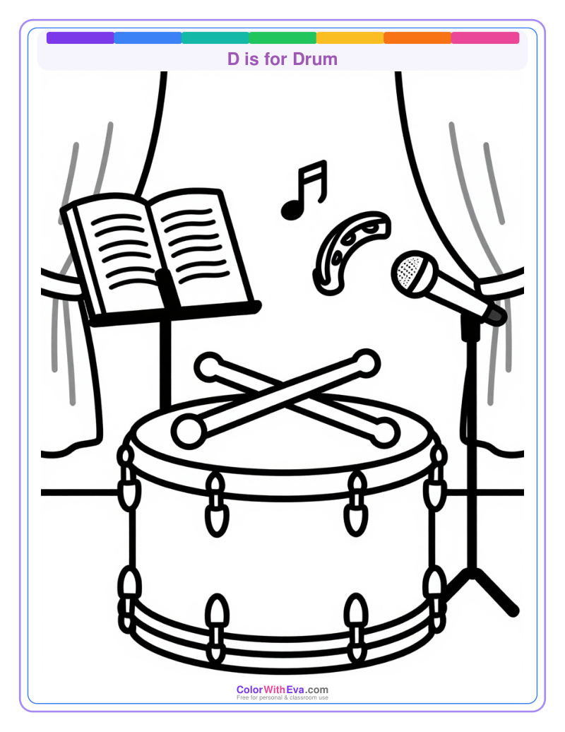 D is for Drum preview