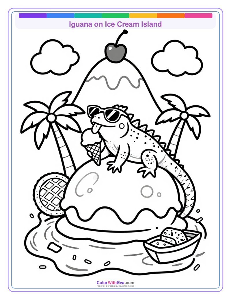 Iguana on Ice Cream Island thumbnail