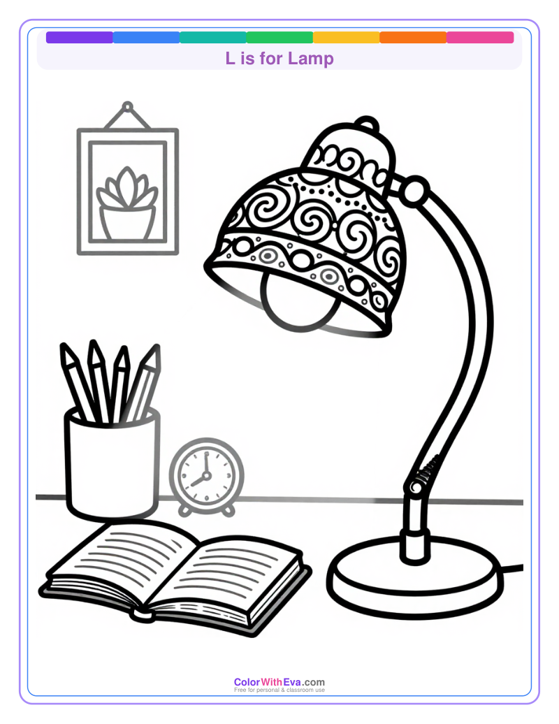 L is for Lamp preview