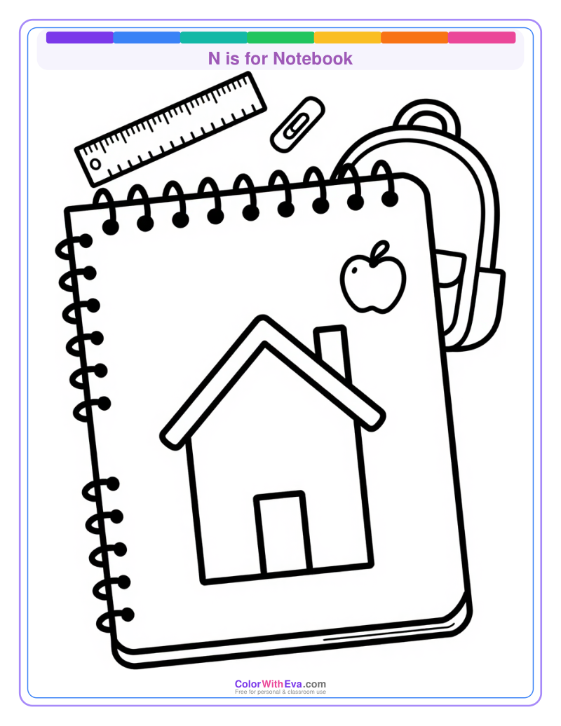 N is for Notebook preview