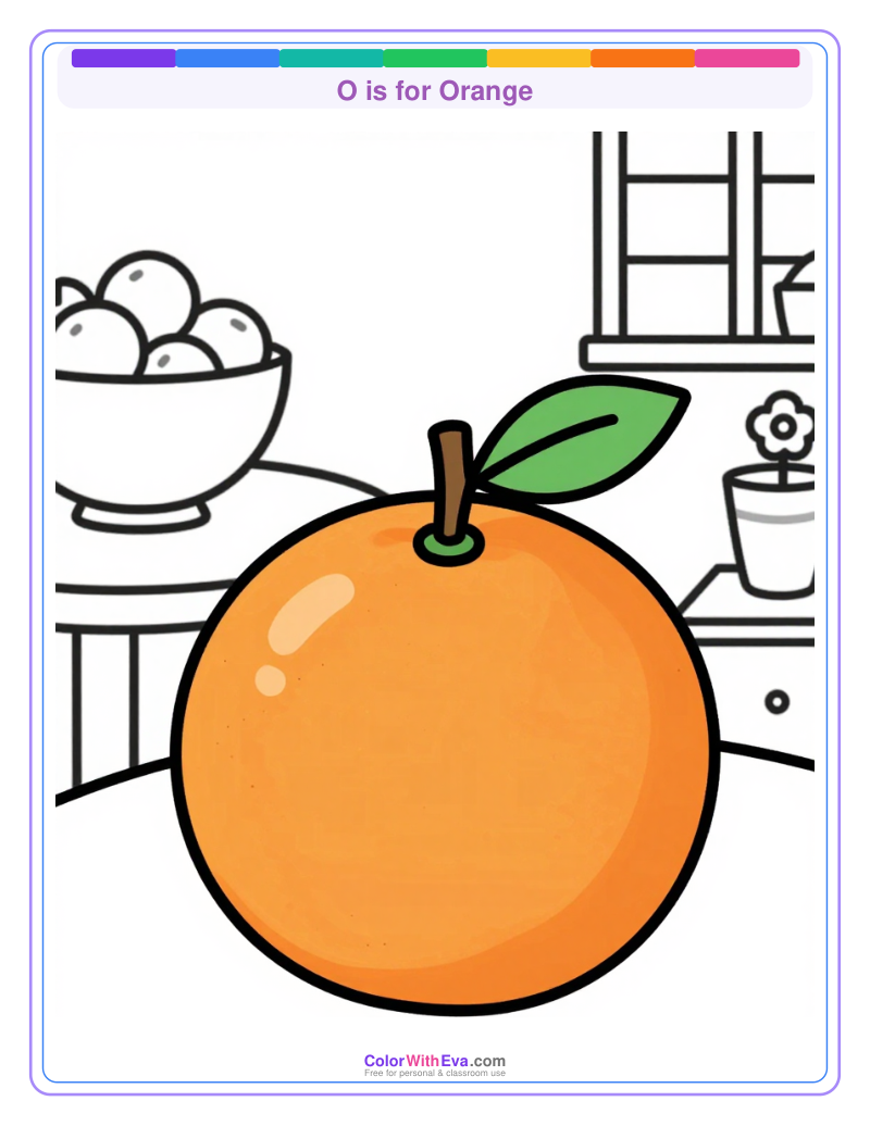 O is for Orange preview