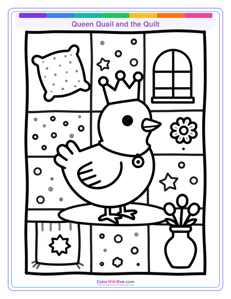 Queen Quail and the Quilt thumbnail