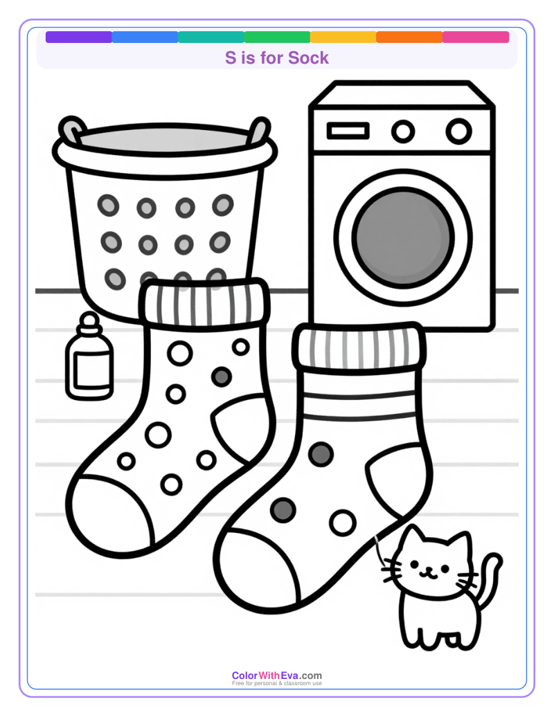 S is for Sock preview