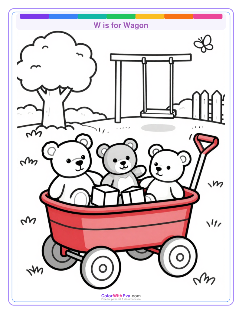 W is for Wagon preview