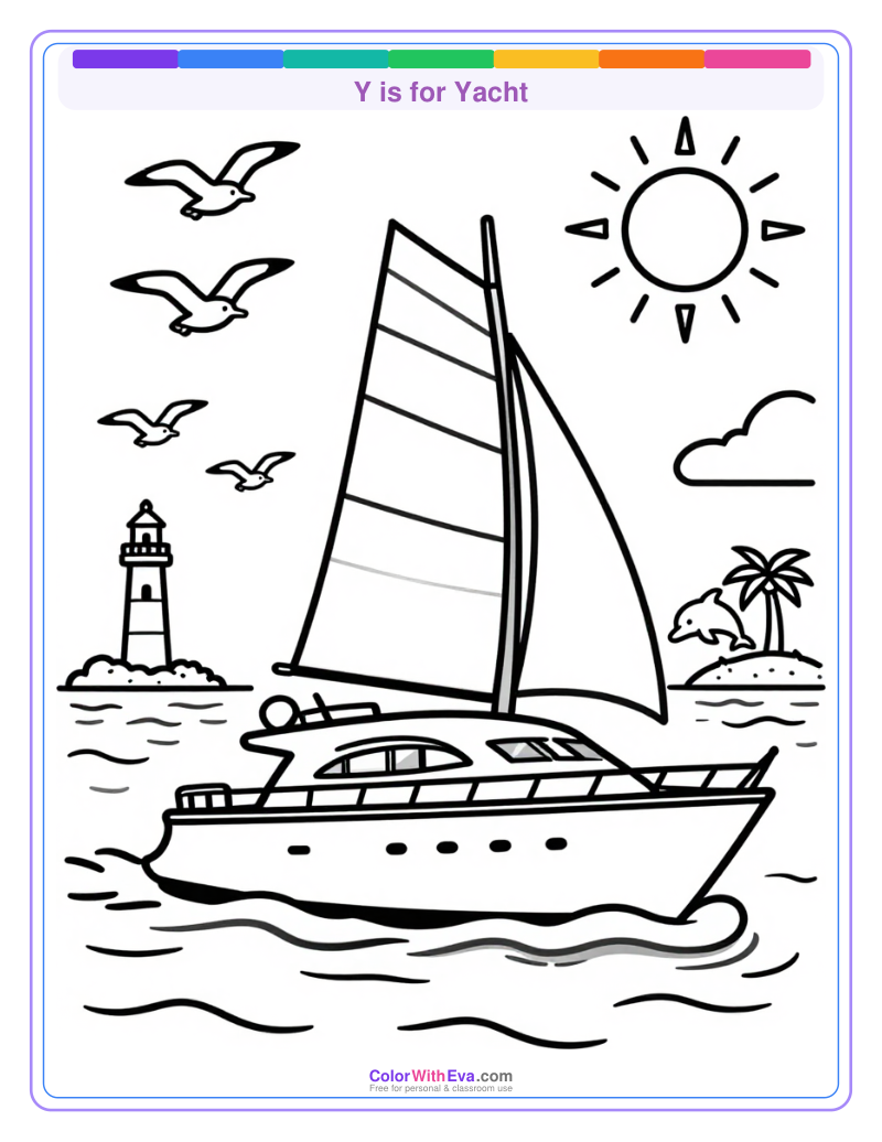 Y is for Yacht preview