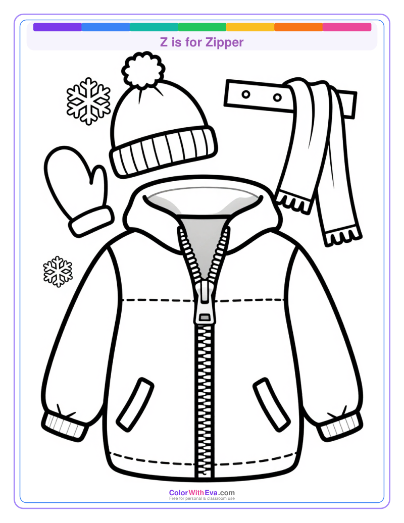 Z is for Zipper preview