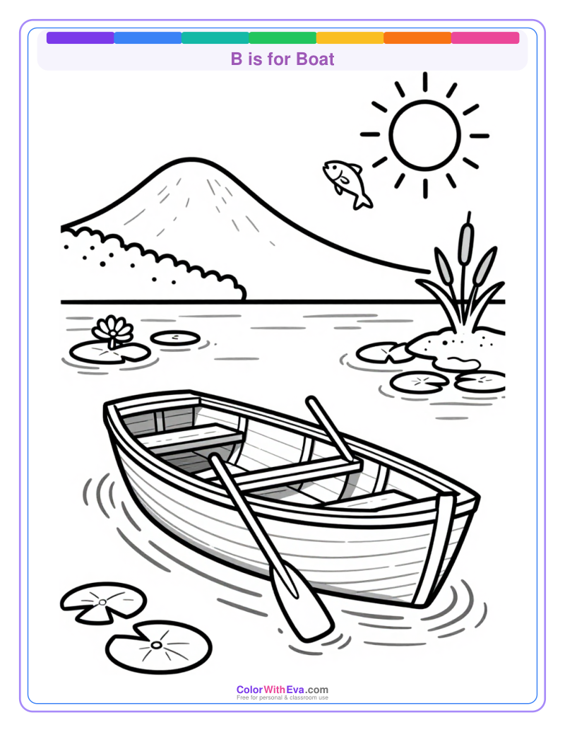 B is for Boat preview