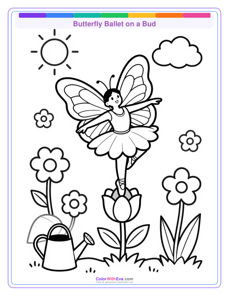 Butterfly Ballet on a Bud thumbnail