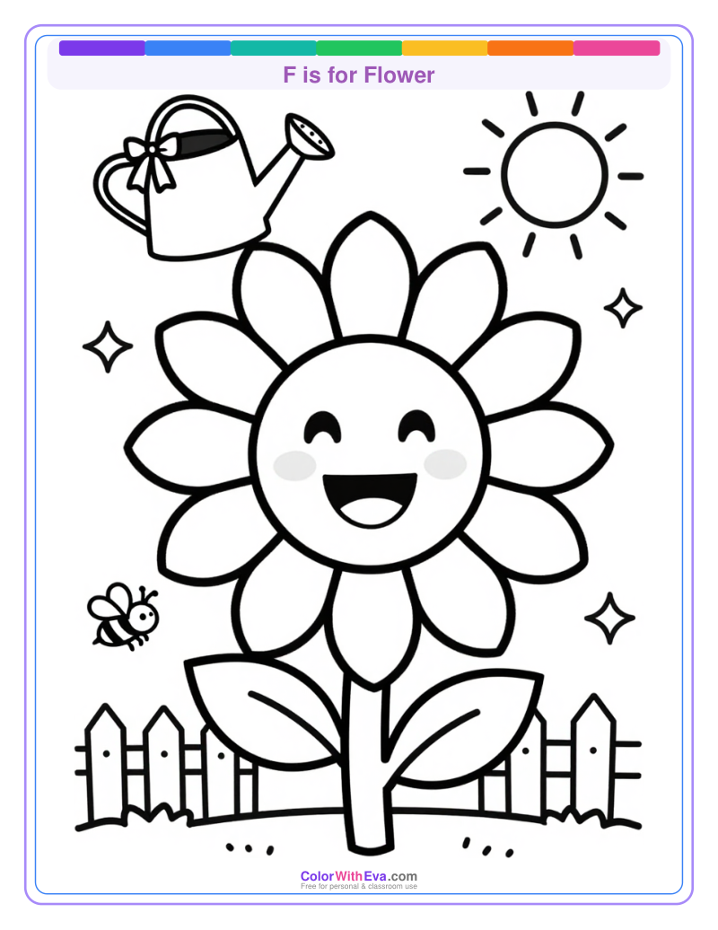 F is for Flower preview