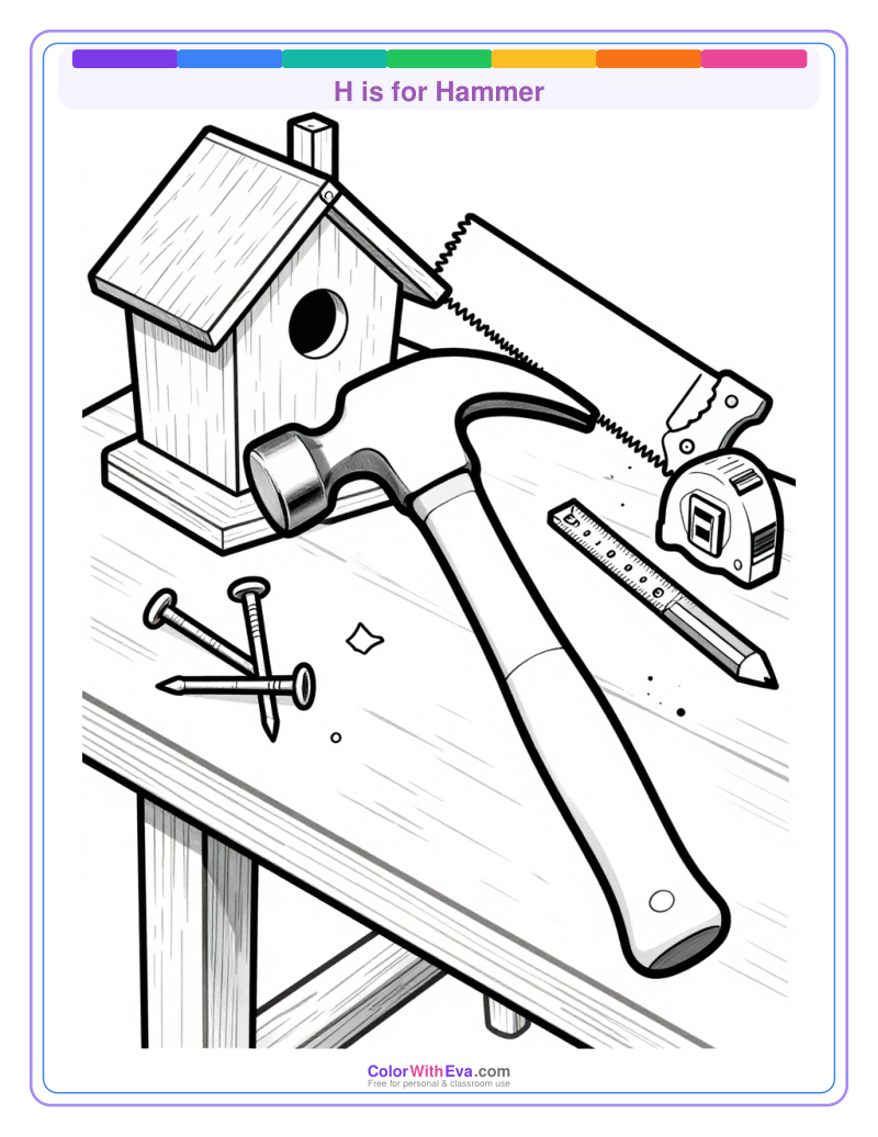 H is for Hammer preview