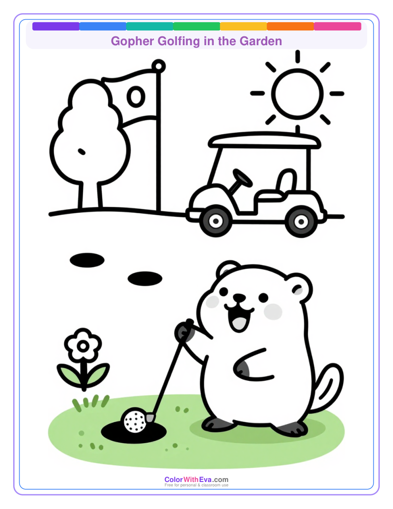 Gopher Golfing in the Garden thumbnail