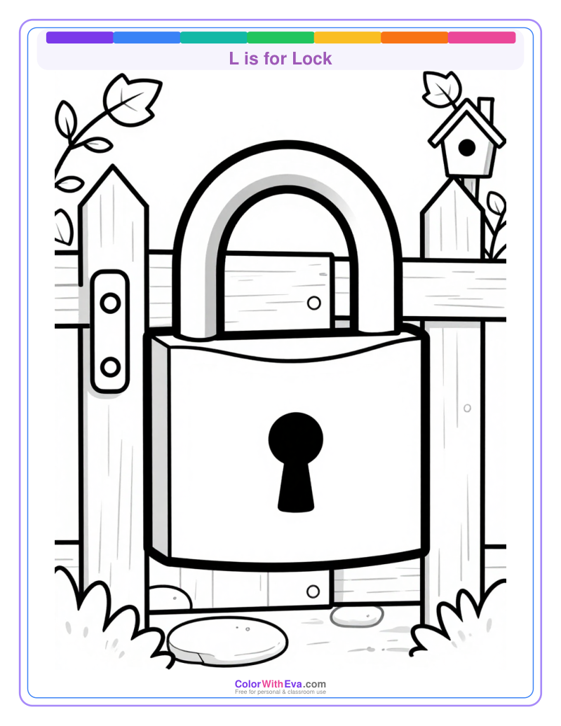 L is for Lock preview