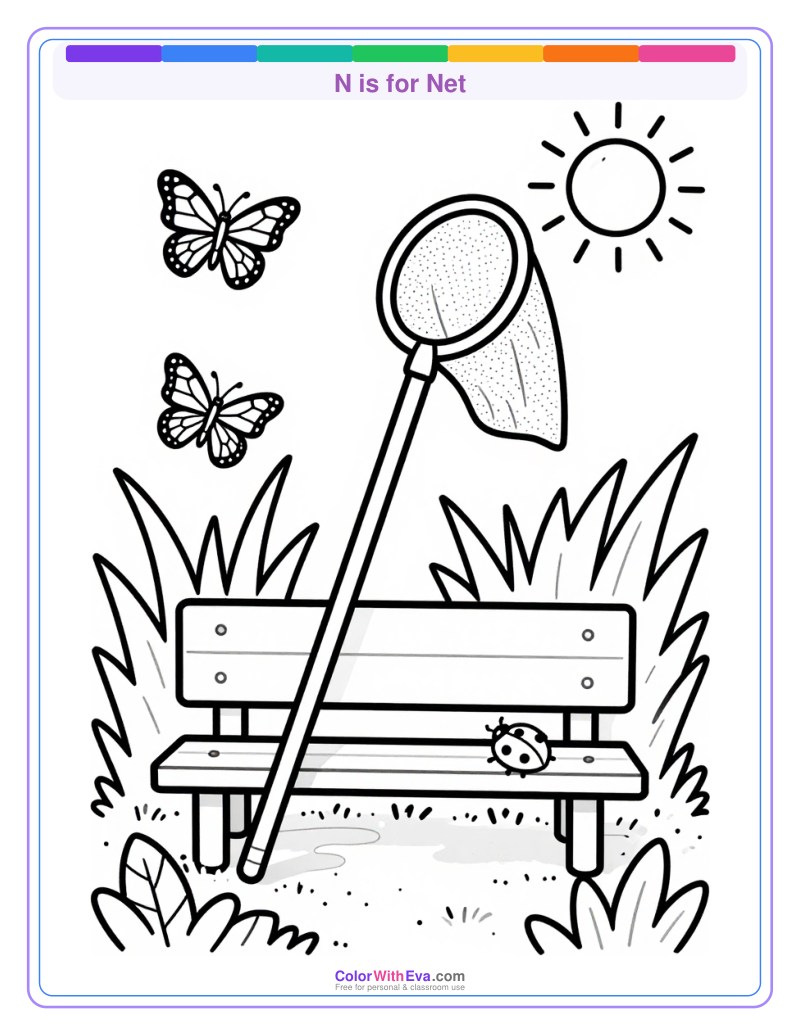 N is for Net preview