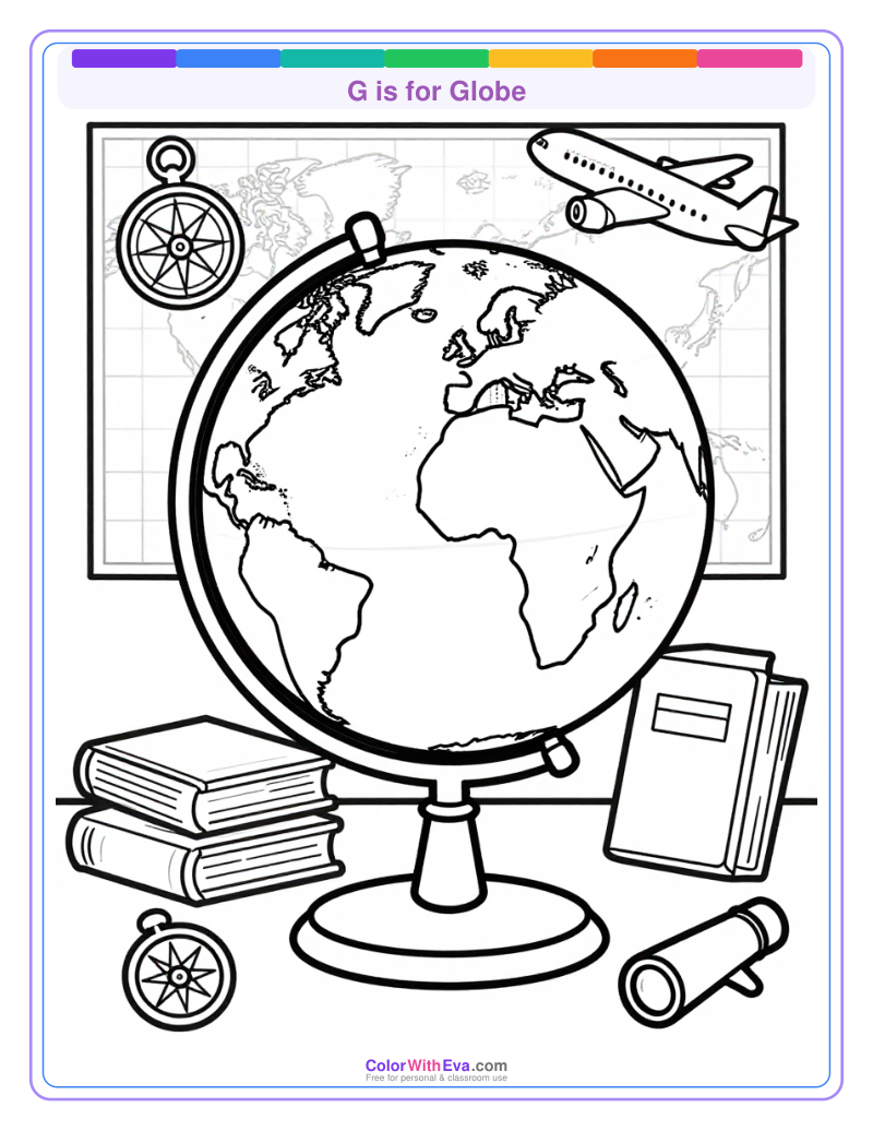 G is for Globe preview