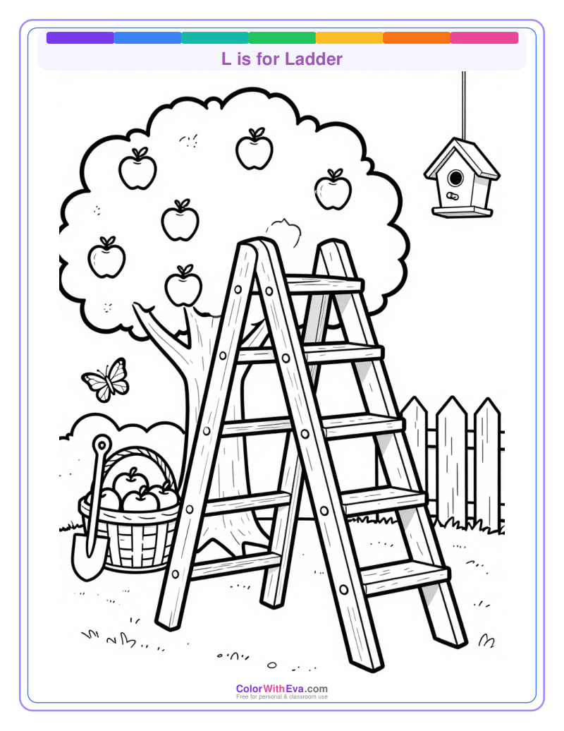 L is for Ladder preview
