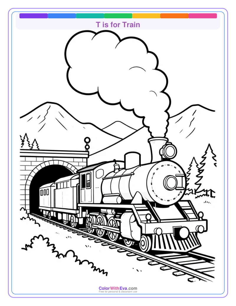 T is for Train preview