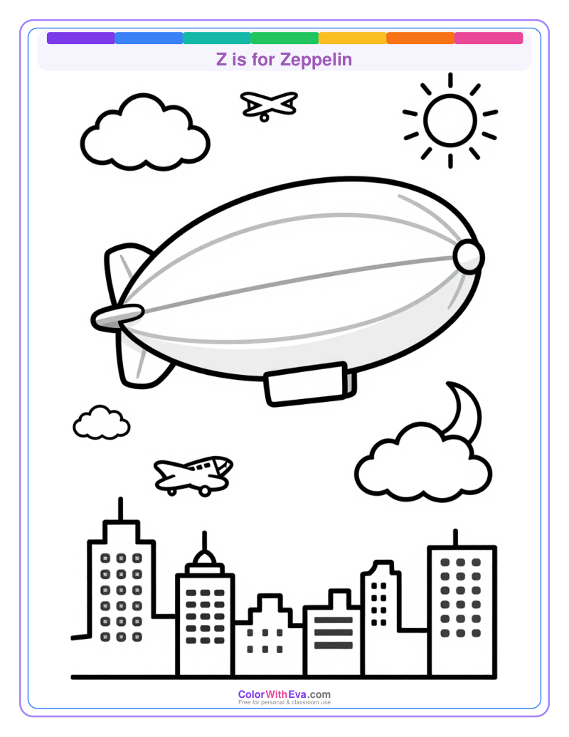 Z is for Zeppelin preview