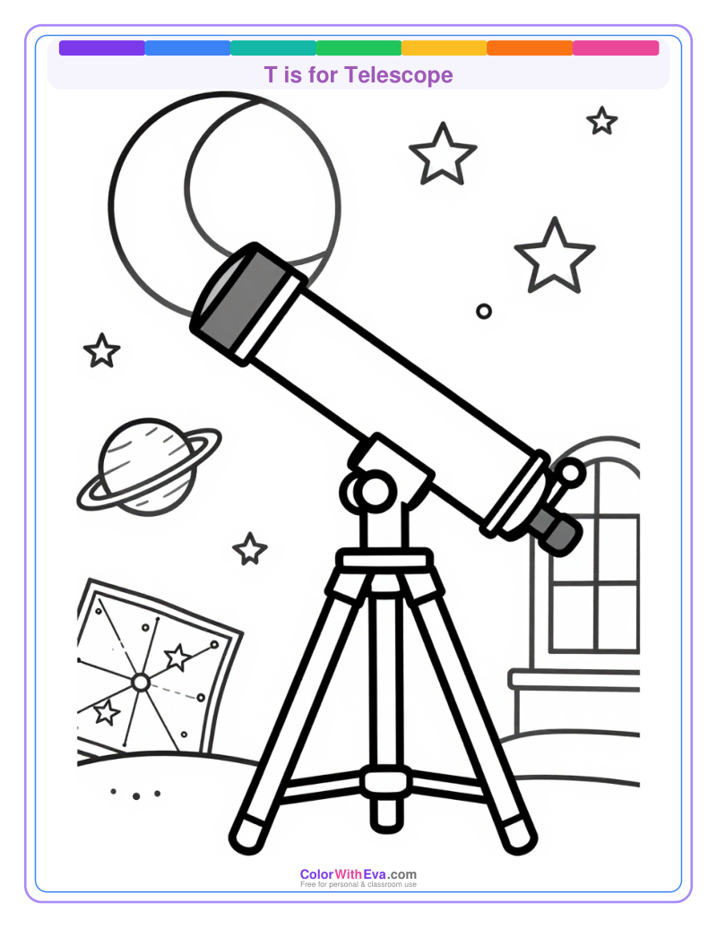 T is for Telescope preview