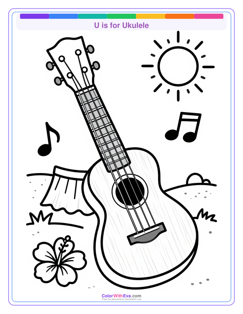 U is for Ukulele preview