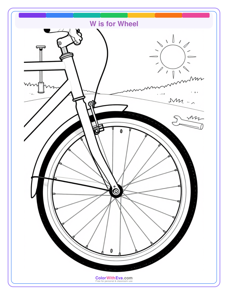 W is for Wheel preview