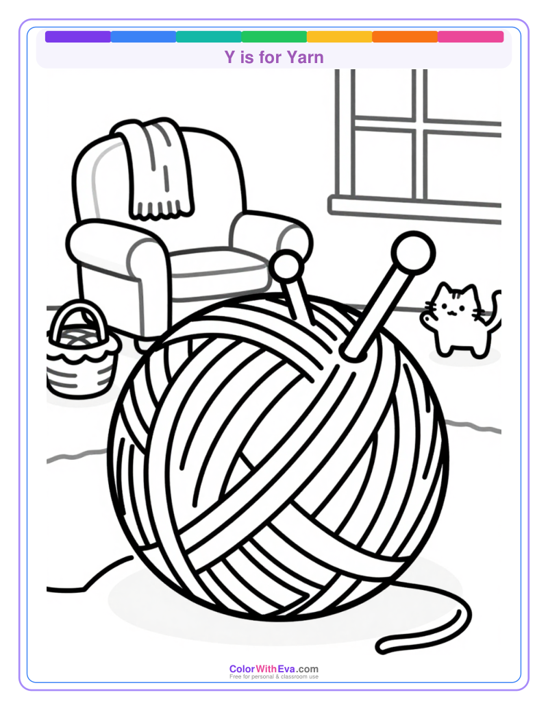 Y is for Yarn preview