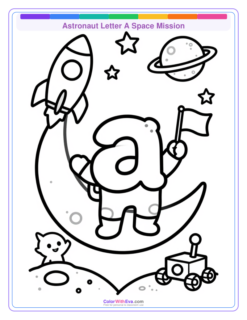 Astronaut Letter A Space Mission thumbnail