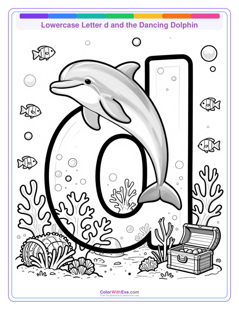 Lowercase Letter d and the Dancing Dolphin preview