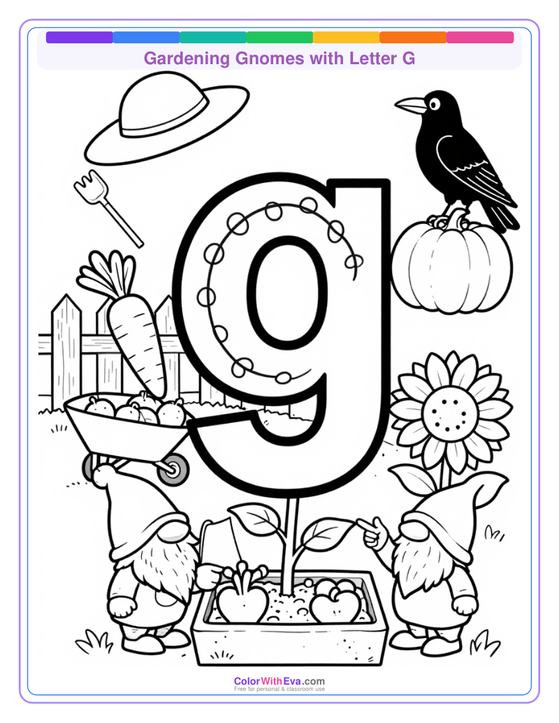 Gardening Gnomes with Letter G thumbnail