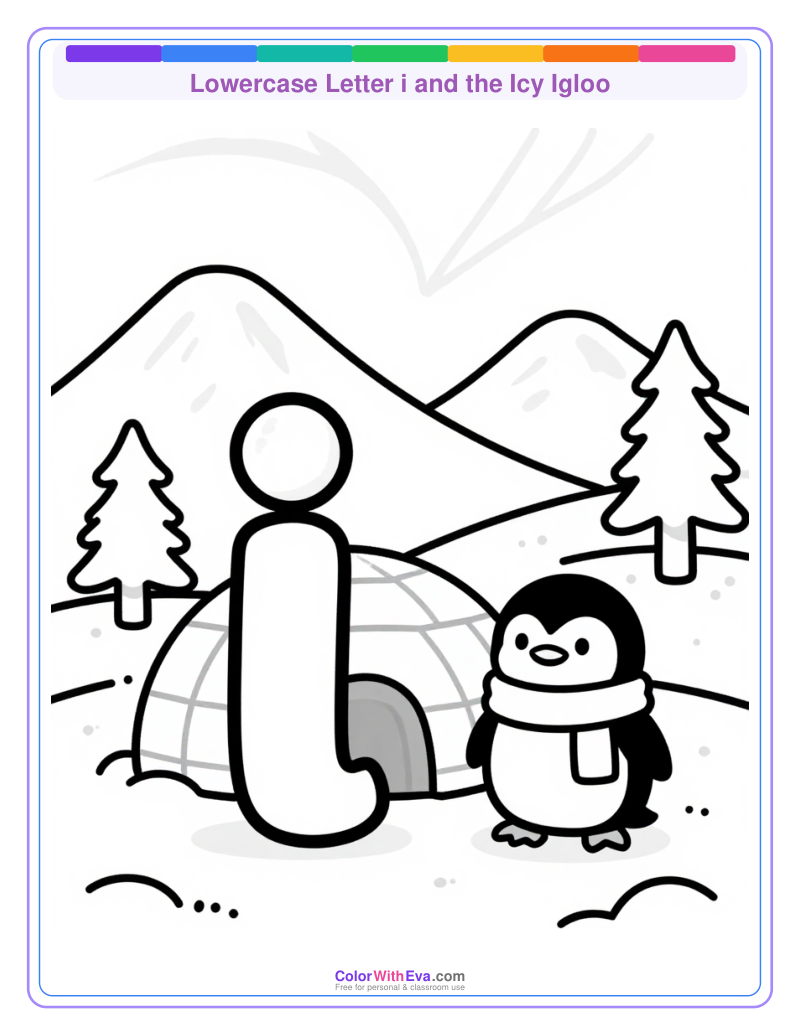 Lowercase Letter i and the Icy Igloo preview