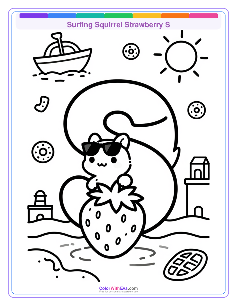 Surfing Squirrel Strawberry S thumbnail