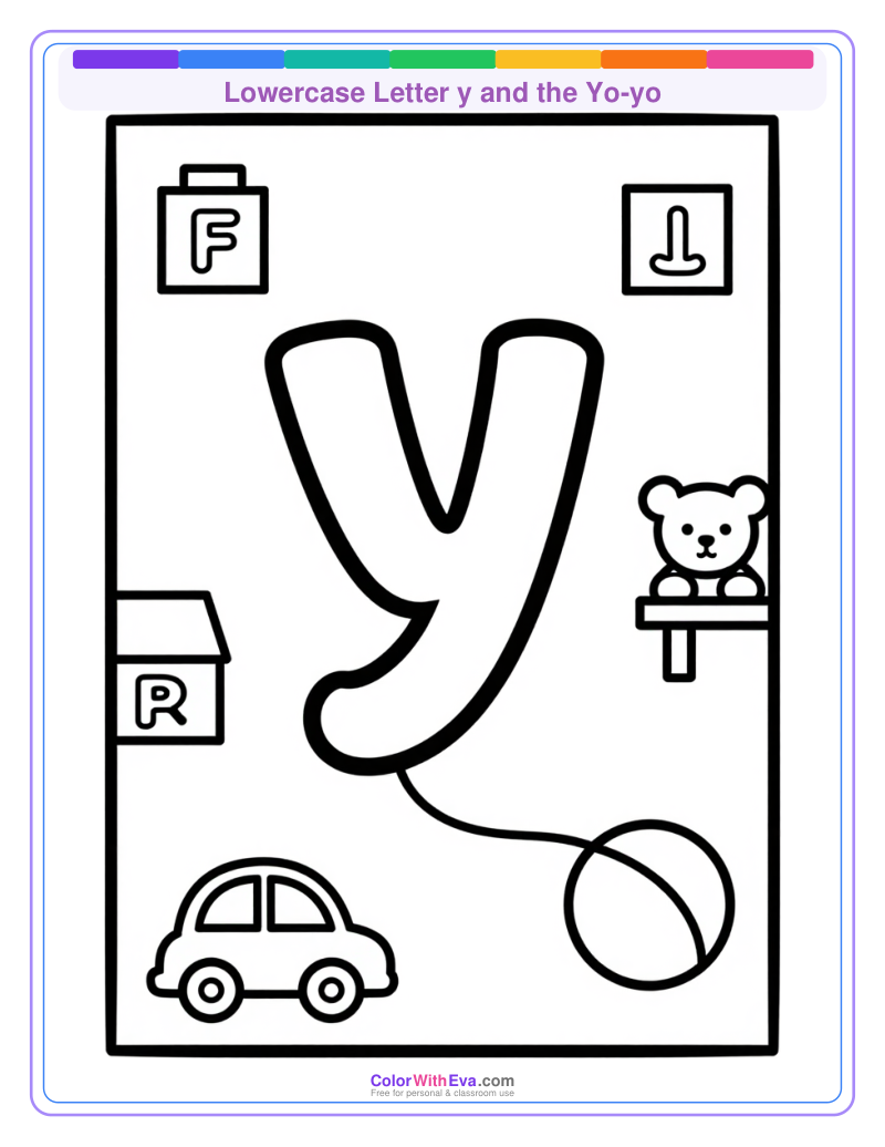 Lowercase Letter y and the Yo-yo preview